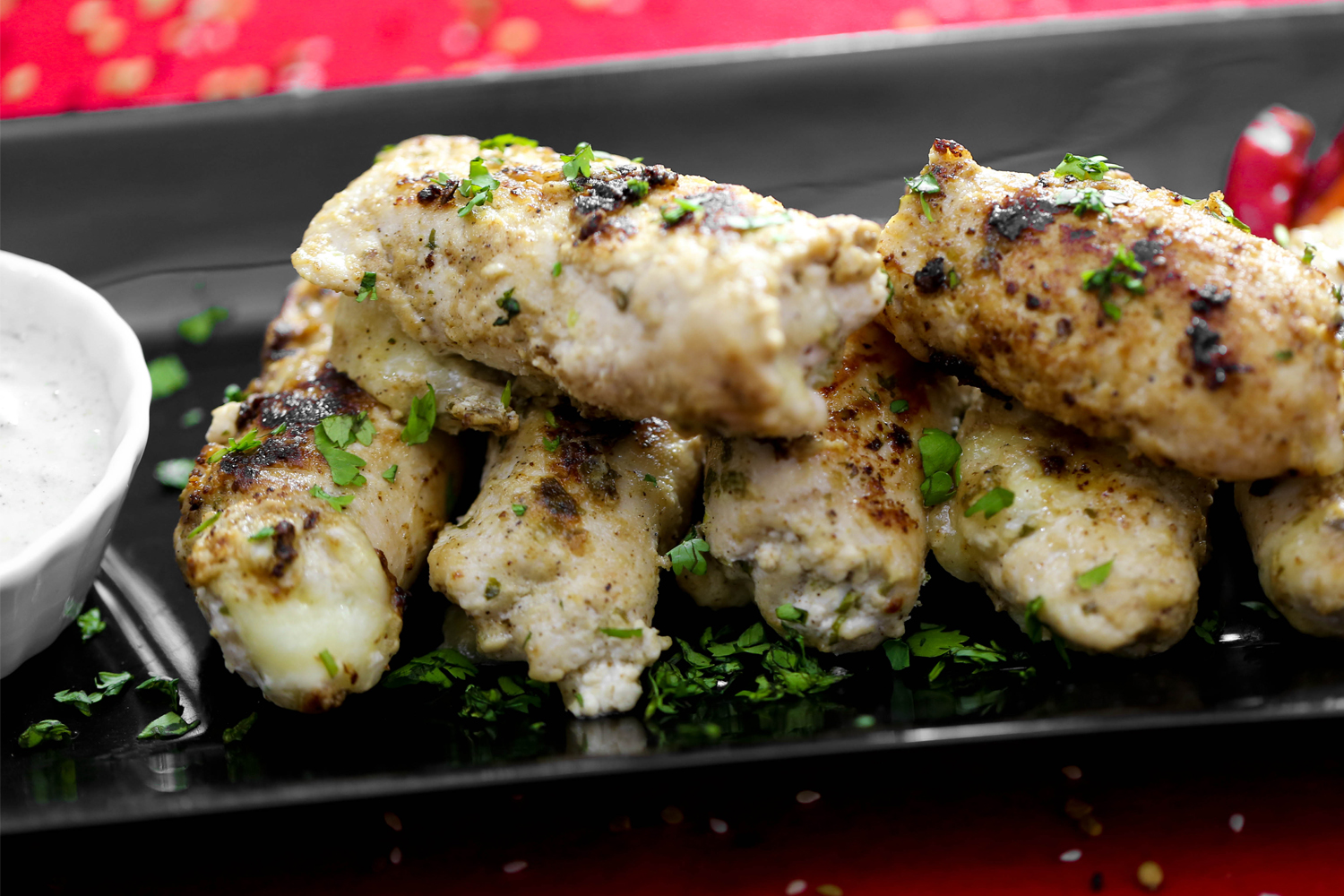 Malai Chicken Cheese Kebab