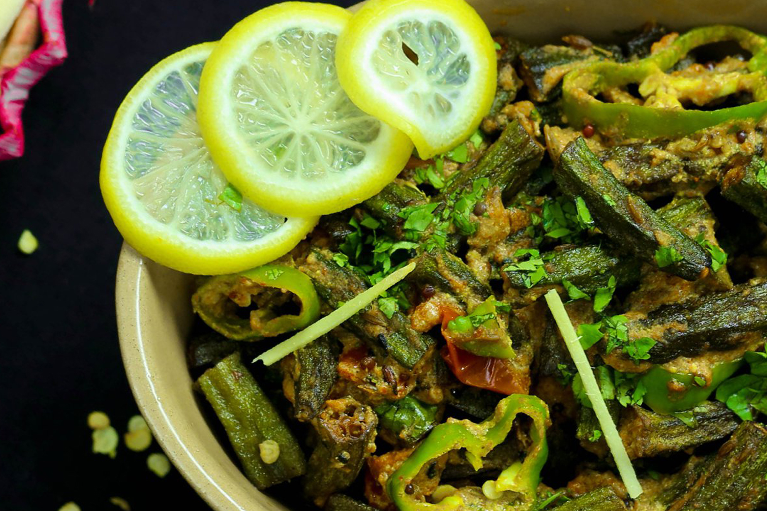 Achari Bhindi Fry
